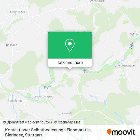 Kontaktloser Selbstbedienungs Flohmarkt in Bieringen map