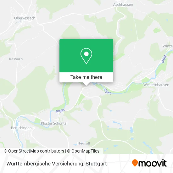 Карта Württembergische Versicherung
