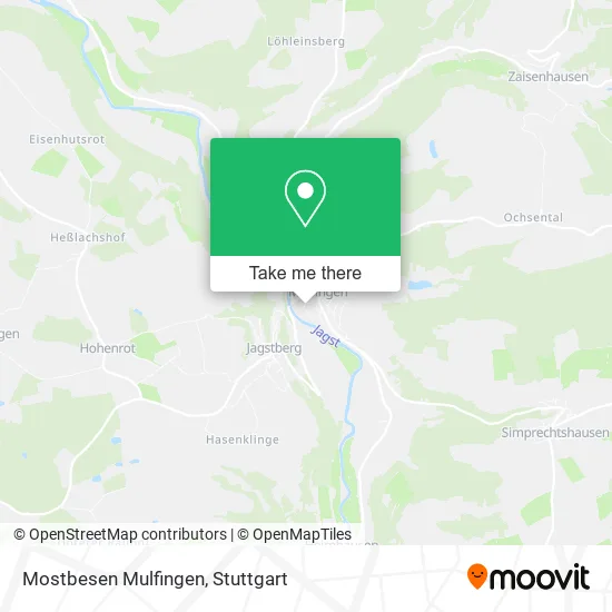 Карта Mostbesen Mulfingen