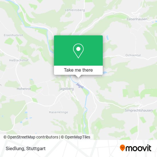 Siedlung map