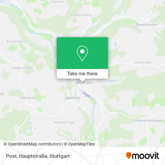 Post, Hauptstraße map