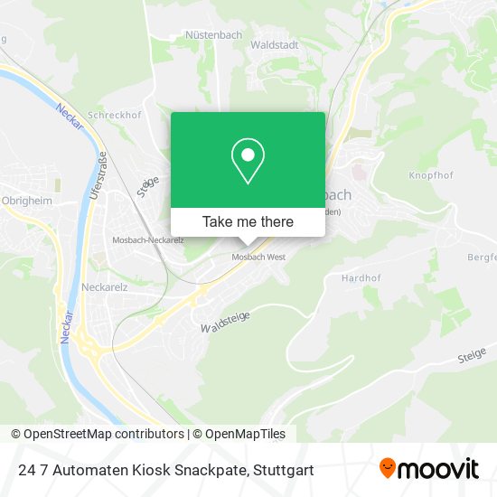 Карта 24 7 Automaten Kiosk Snackpate