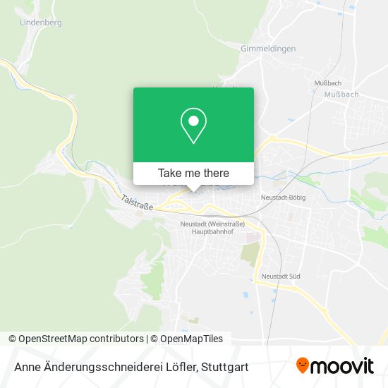 Anne Änderungsschneiderei Löfler map