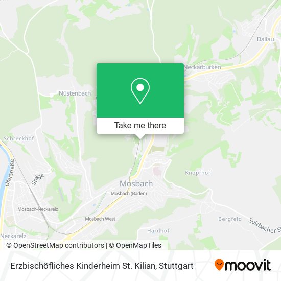 Erzbischöfliches Kinderheim St. Kilian map
