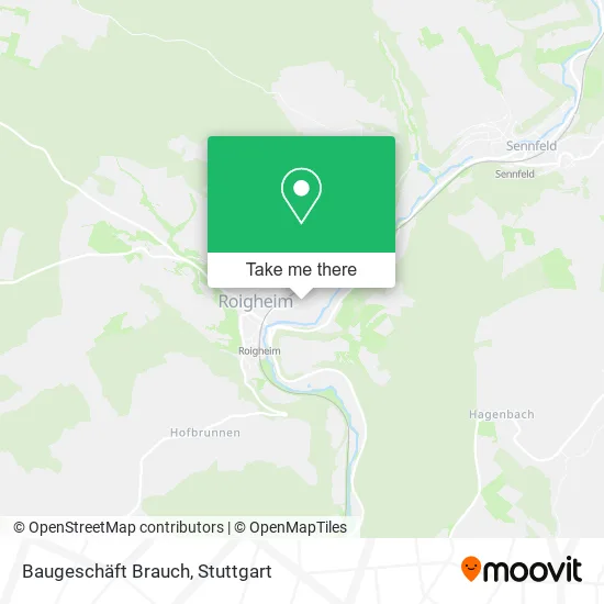 Карта Baugeschäft Brauch