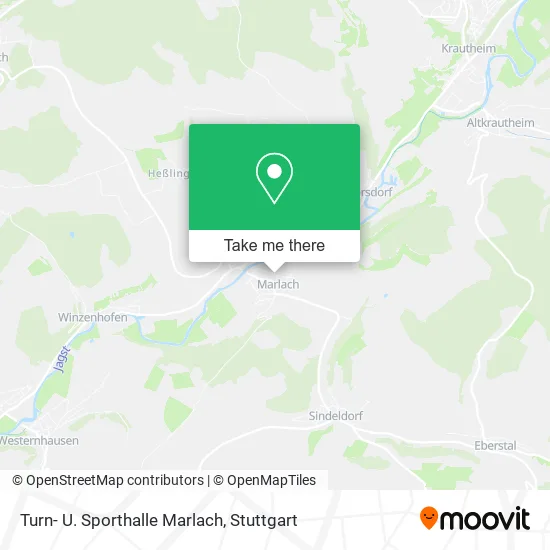 Карта Turn- U. Sporthalle Marlach