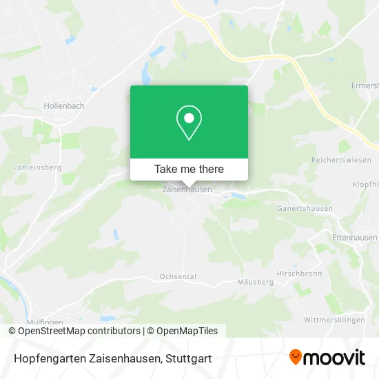 Карта Hopfengarten Zaisenhausen