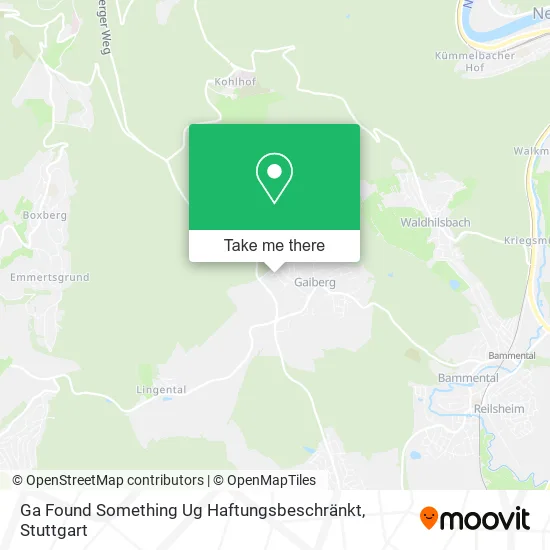 Карта Ga Found Something Ug Haftungsbeschränkt