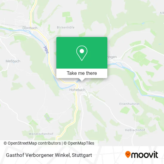 Карта Gasthof Verborgener Winkel