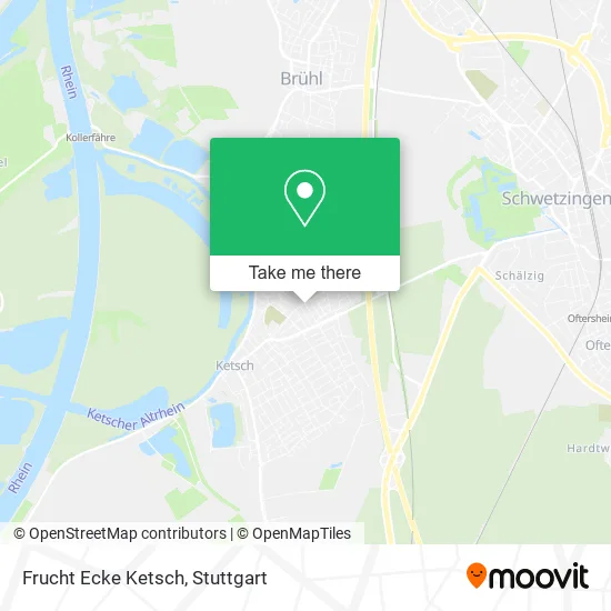Карта Frucht Ecke Ketsch