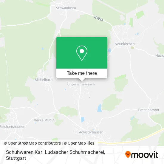 Карта Schuhwaren Karl Ludäscher Schuhmacherei