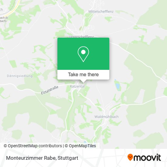 Карта Monteurzimmer Rabe