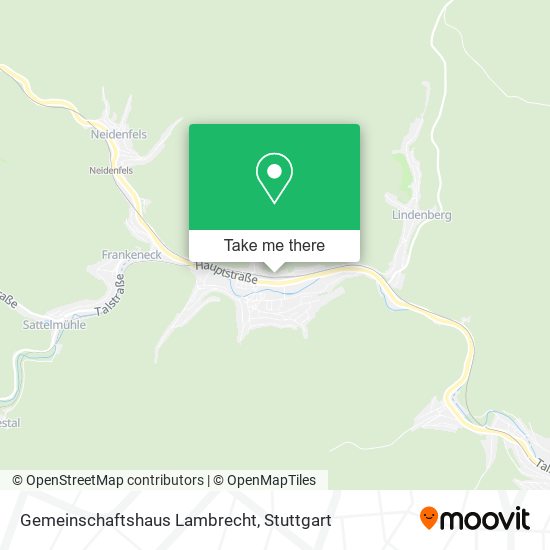 Gemeinschaftshaus Lambrecht map