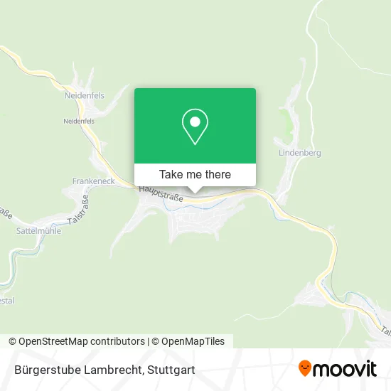 Карта Bürgerstube Lambrecht