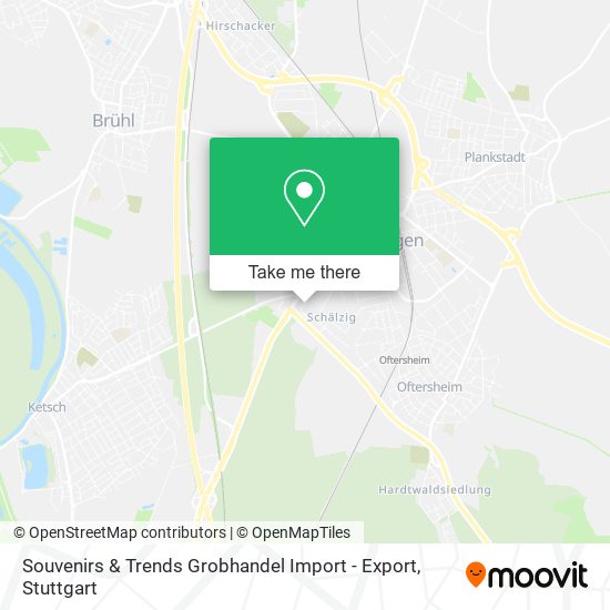 Souvenirs & Trends Grobhandel Import - Export map