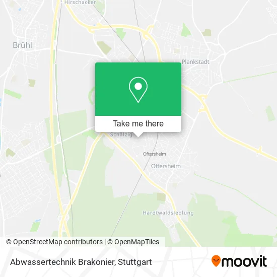 Карта Abwassertechnik Brakonier