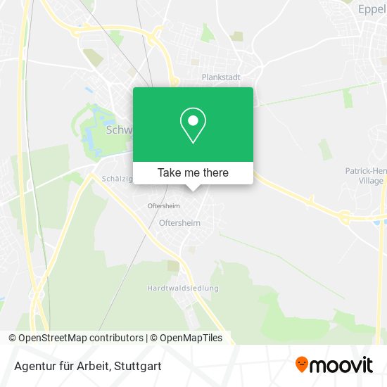 Карта Agentur für Arbeit