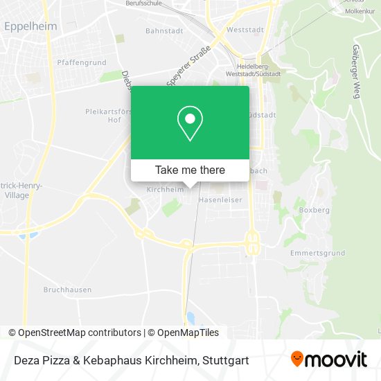 Deza Pizza & Kebaphaus Kirchheim map