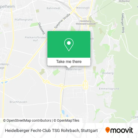 Карта Heidelberger Fecht-Club TSG Rohrbach