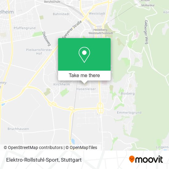 Карта Elektro-Rollstuhl-Sport