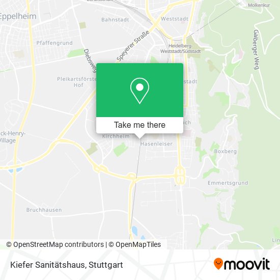 Kiefer Sanitätshaus map