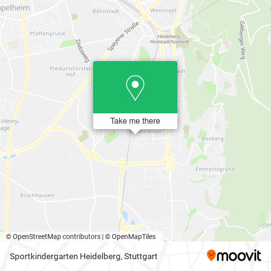 Sportkindergarten Heidelberg map