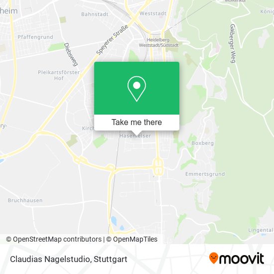 Карта Claudias Nagelstudio