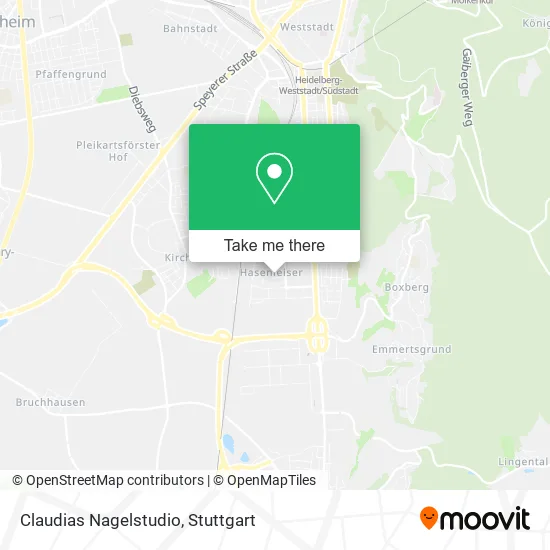 Карта Claudias Nagelstudio
