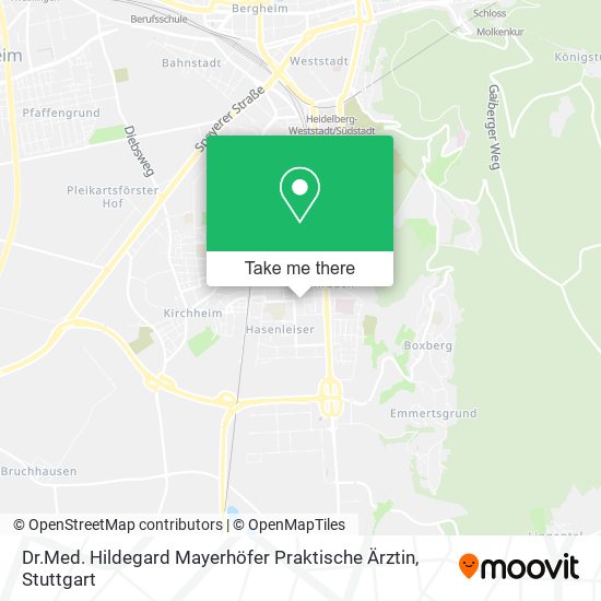 Dr.Med. Hildegard Mayerhöfer Praktische Ärztin map