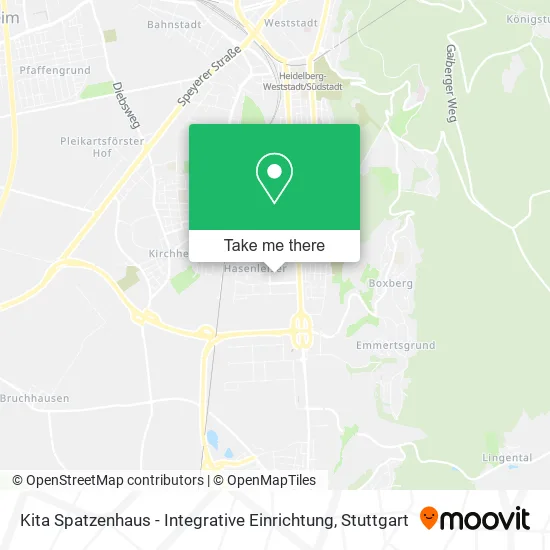 Карта Kita Spatzenhaus - Integrative Einrichtung