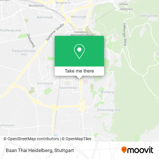 Карта Baan Thai Heidelberg
