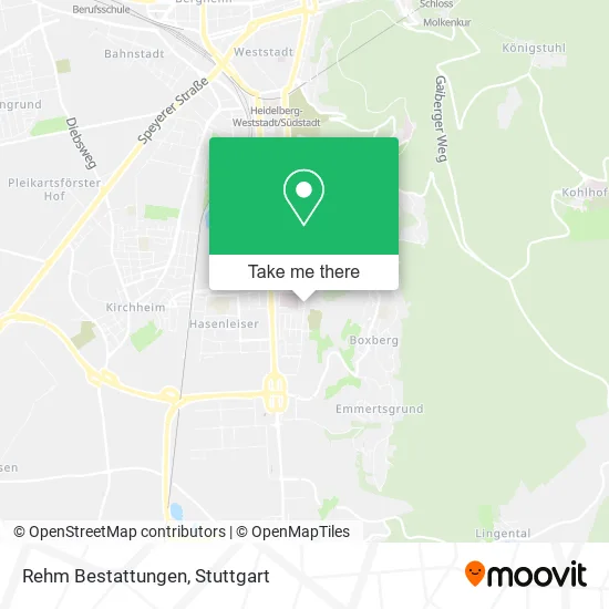 Карта Rehm Bestattungen