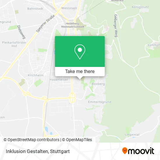 Карта Inklusion Gestalten