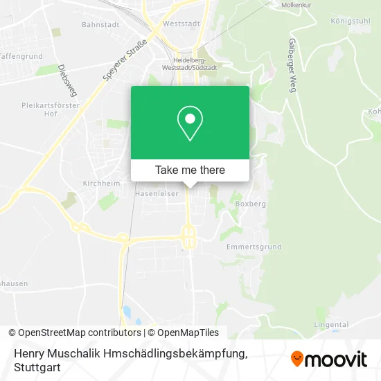 Карта Henry Muschalik Hmschädlingsbekämpfung