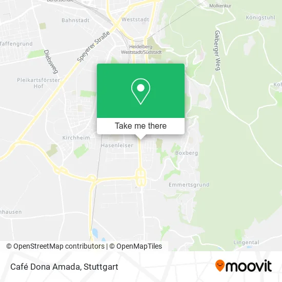 Карта Café Dona Amada