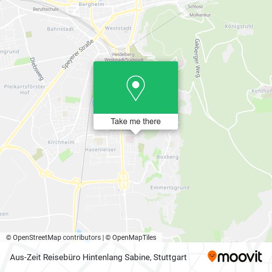 Карта Aus-Zeit Reisebüro Hintenlang Sabine