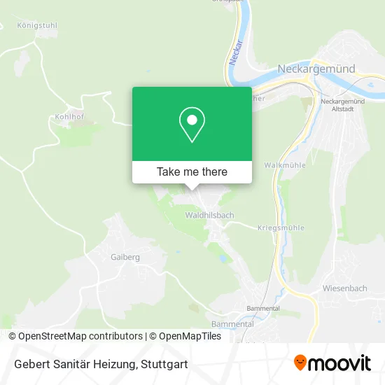 Карта Gebert Sanitär Heizung