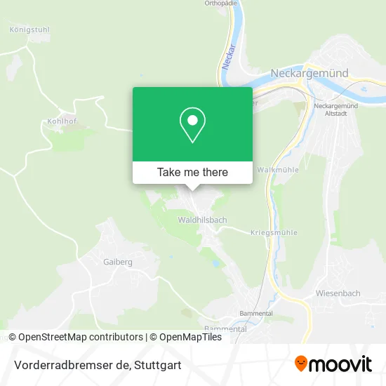Карта Vorderradbremser de