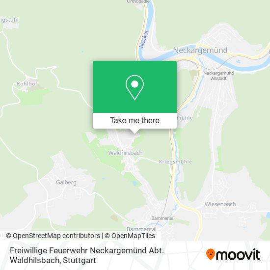 Freiwillige Feuerwehr Neckargemünd Abt. Waldhilsbach map