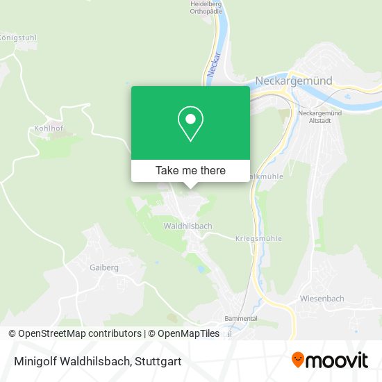 Minigolf Waldhilsbach map