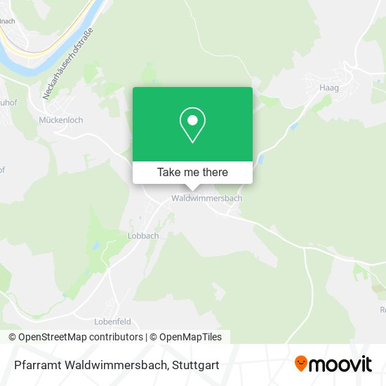 Карта Pfarramt Waldwimmersbach