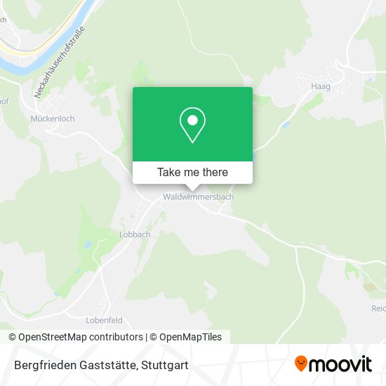 Bergfrieden Gaststätte map
