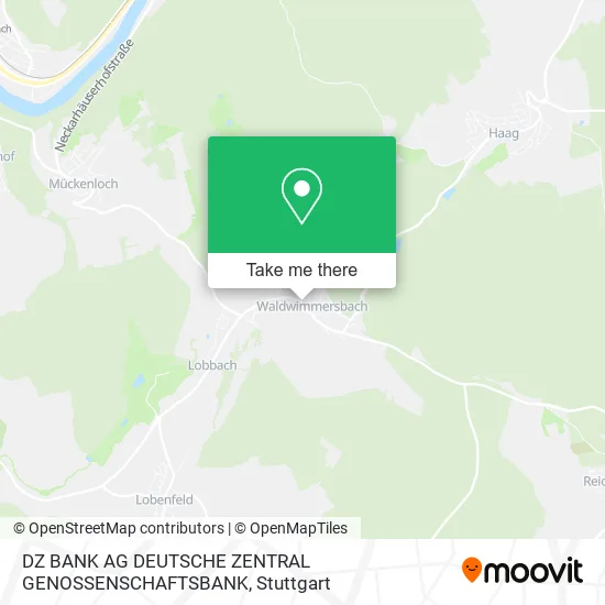 Карта DZ BANK AG DEUTSCHE ZENTRAL GENOSSENSCHAFTSBANK