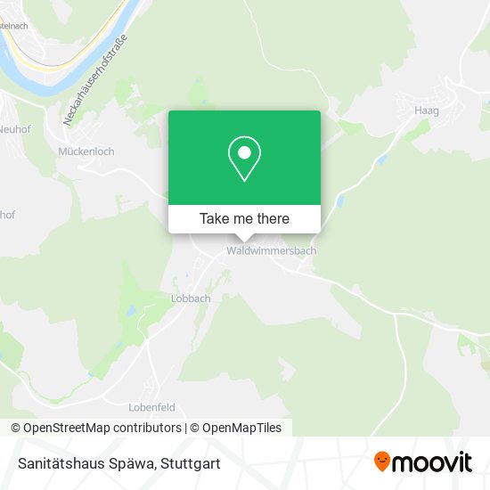 Sanitätshaus Späwa map
