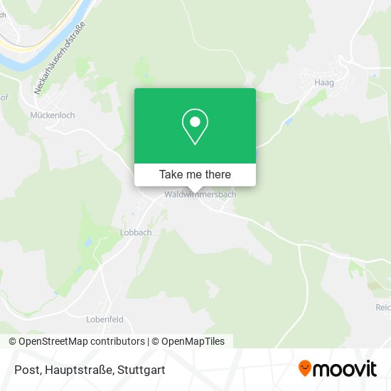 Post, Hauptstraße map