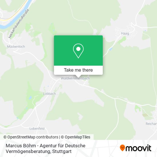 Marcus Böhm - Agentur für Deutsche Vermögensberatung map