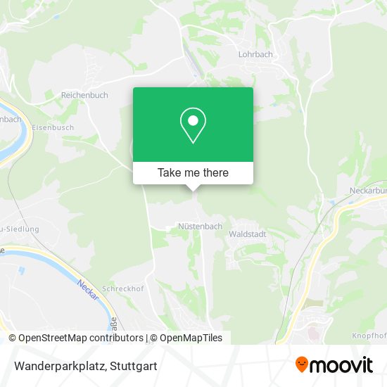 Карта Wanderparkplatz