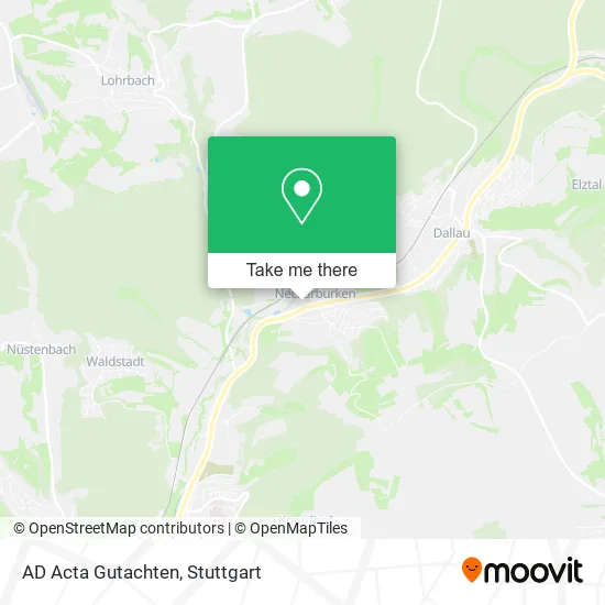 Карта AD Acta Gutachten