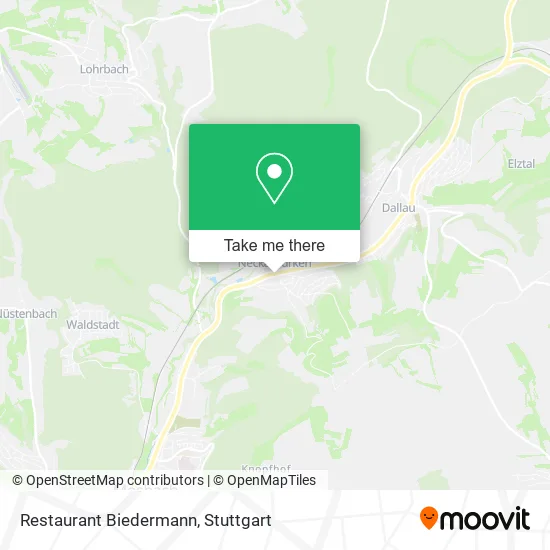 Карта Restaurant Biedermann