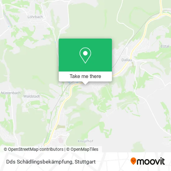 Карта Dds Schädlingsbekämpfung